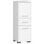 Vannitoakapp FIN 2D 1SZ, 2 ust, 1 sahtel, Valge, 30 × 85 × 30 cm
