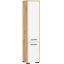 Vannitoakapp FIN 2D, 2 ust, pruun ja valge, 30 × 140 × 30 cm