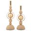 Candlesticks "Saturn", 2 pcs, 10 × 27–33 × 10 cm