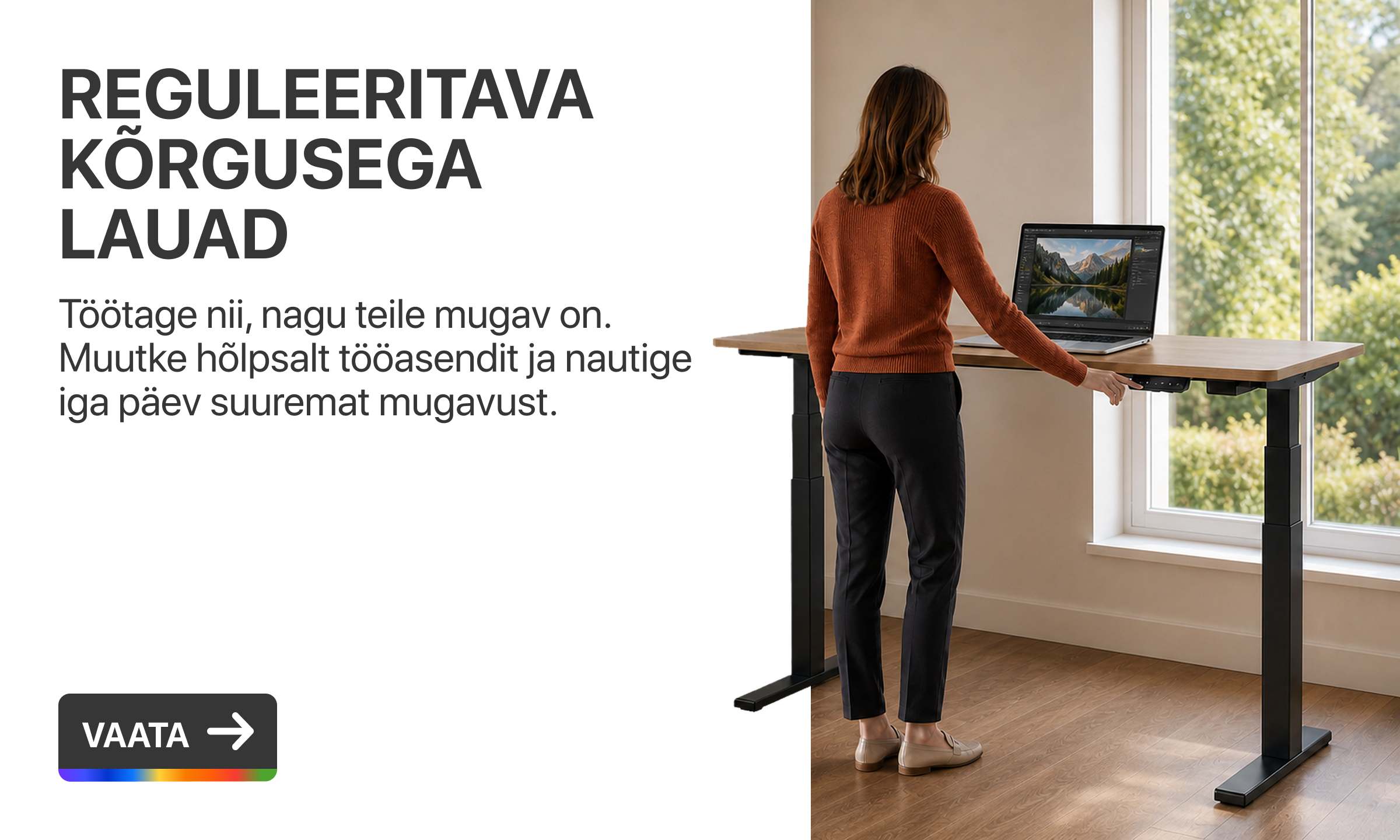 Reguleeritava kõrgusega lauad